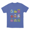 Blobs Unisex T Shirt Blue