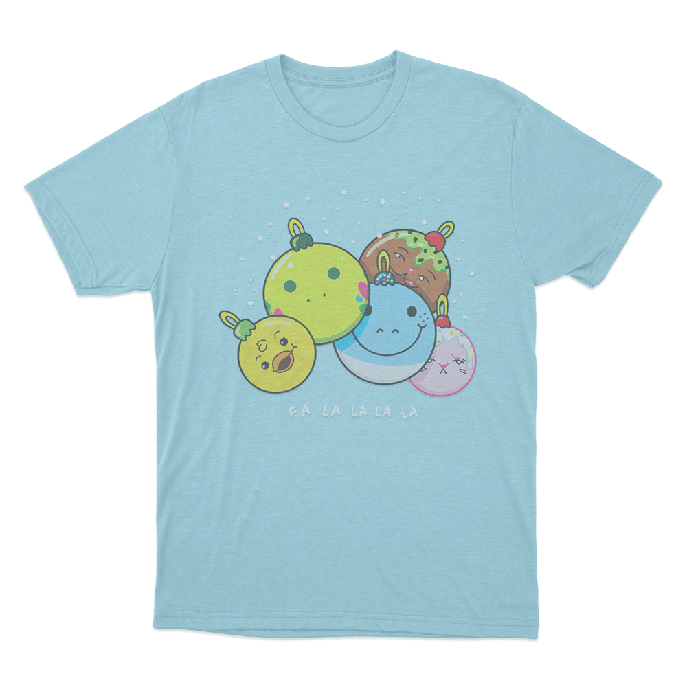 Falala Unisex T Shirt Sky Blue Falala Unisex T Shirt Sky Blue
