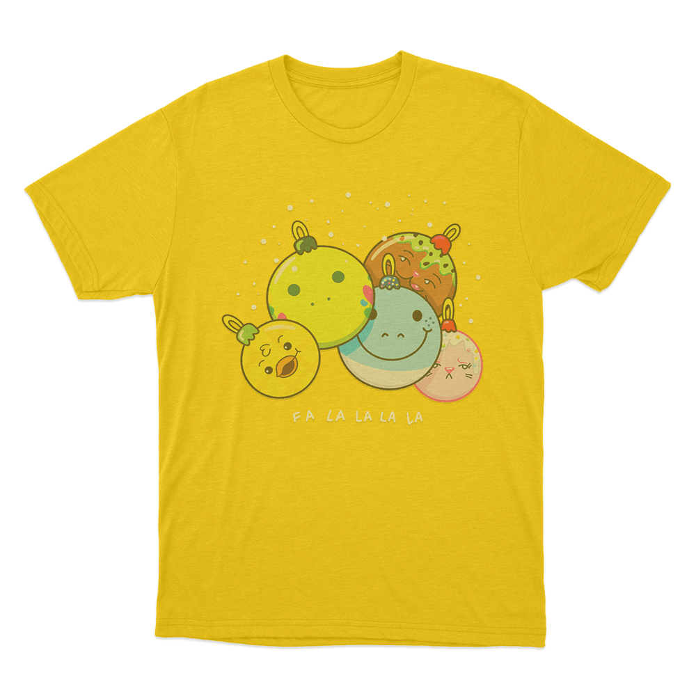 Falala Unisex T Shirt Yellow Falala Unisex T Shirt Yellow