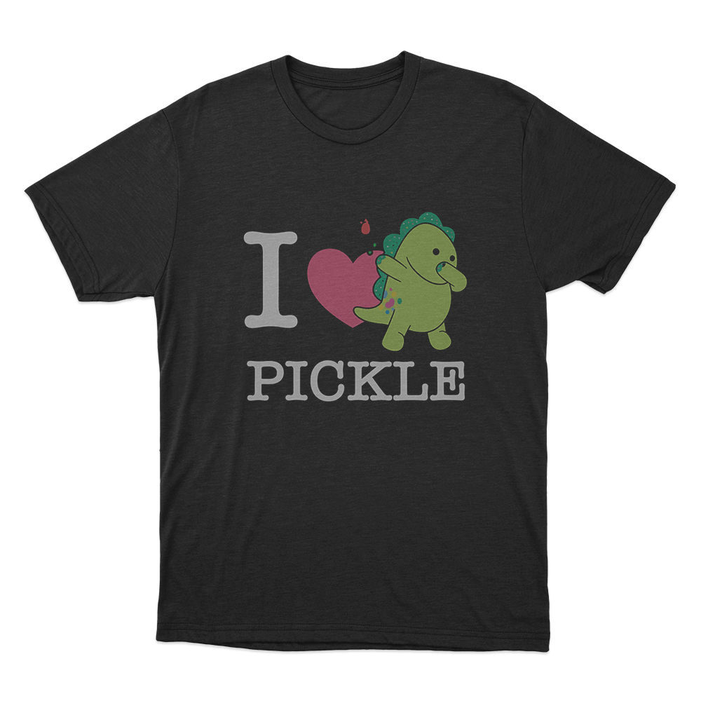 I Love Pickle Unisex T Shirt Black I Love Pickle Unisex T Shirt Black