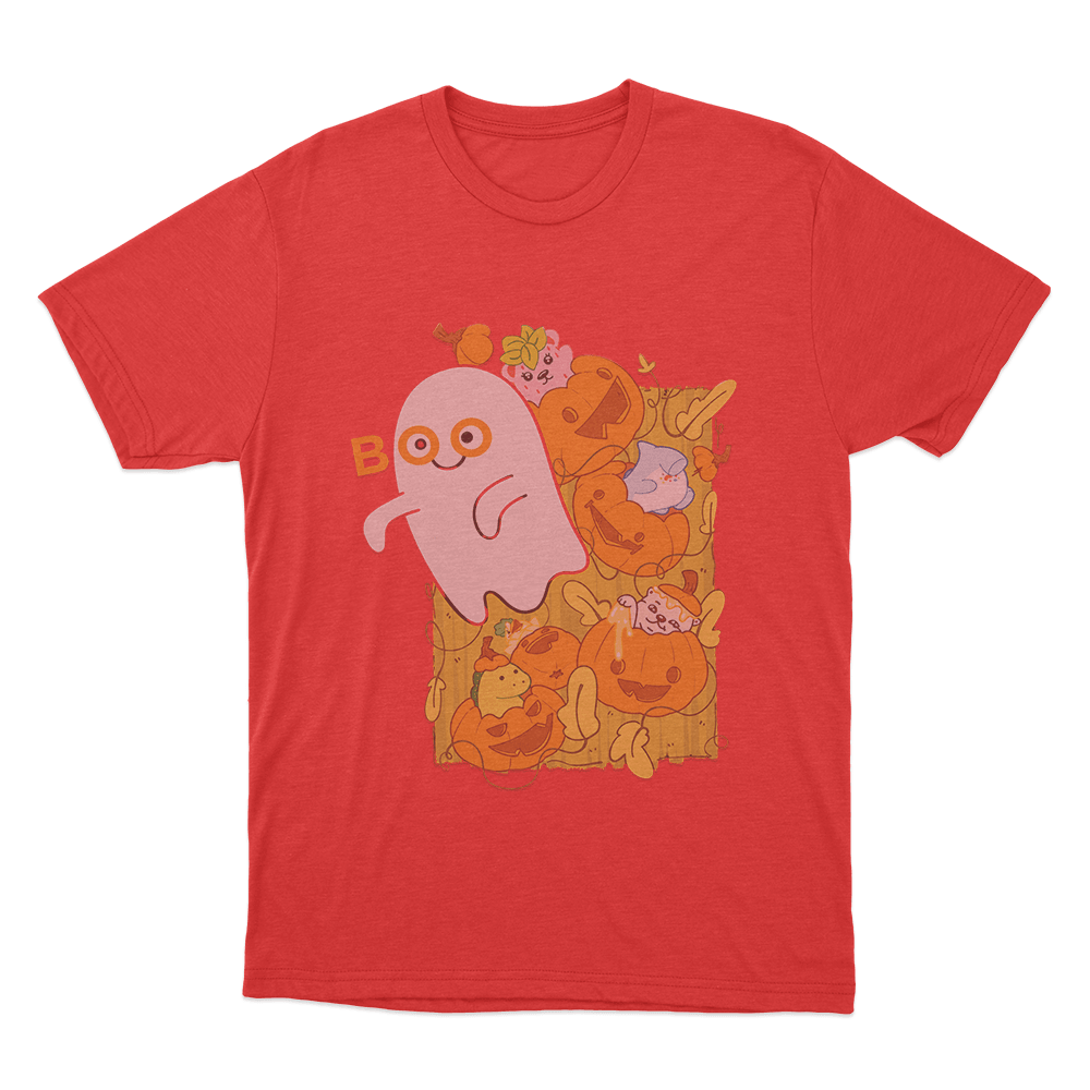 Squishy Ghost Unisex T Shirt Red Squishy Ghost Unisex T Shirt Red