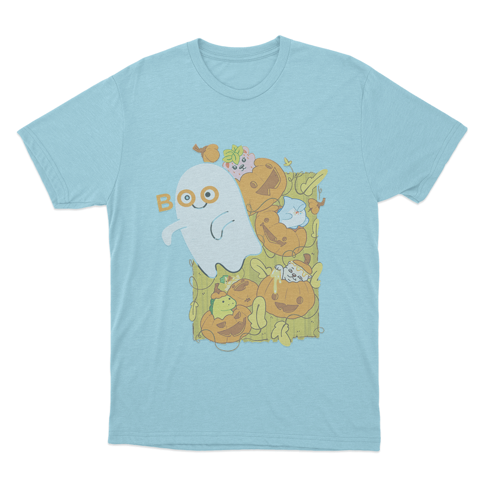 Squishy Ghost Unisex T Shirt Sky Blue Squishy Ghost Unisex T Shirt Sky Blue